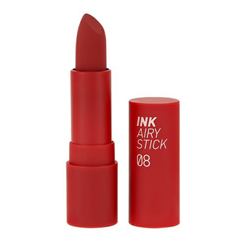 фото Губная помада peripera ink airy velvet stick, 08 warmy red, 3,6 г