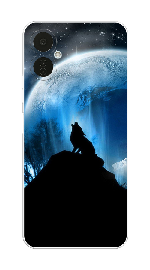 

Чехол на Tecno Camon 19 Neo "Волк 2", Синий;черный;белый, 302350-1