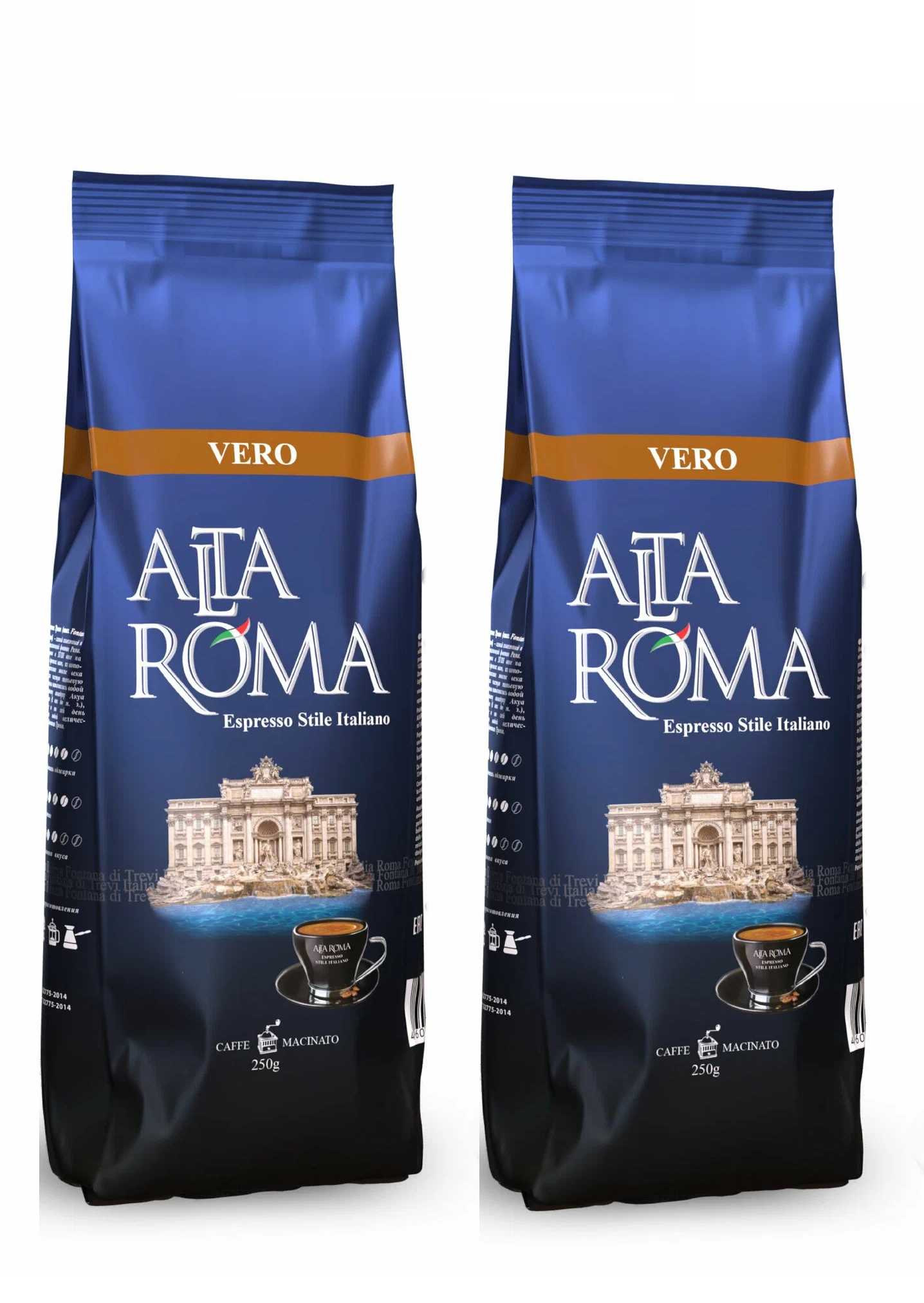 Кофе молотый Alta Roma, Vero, 250 г х 2 шт