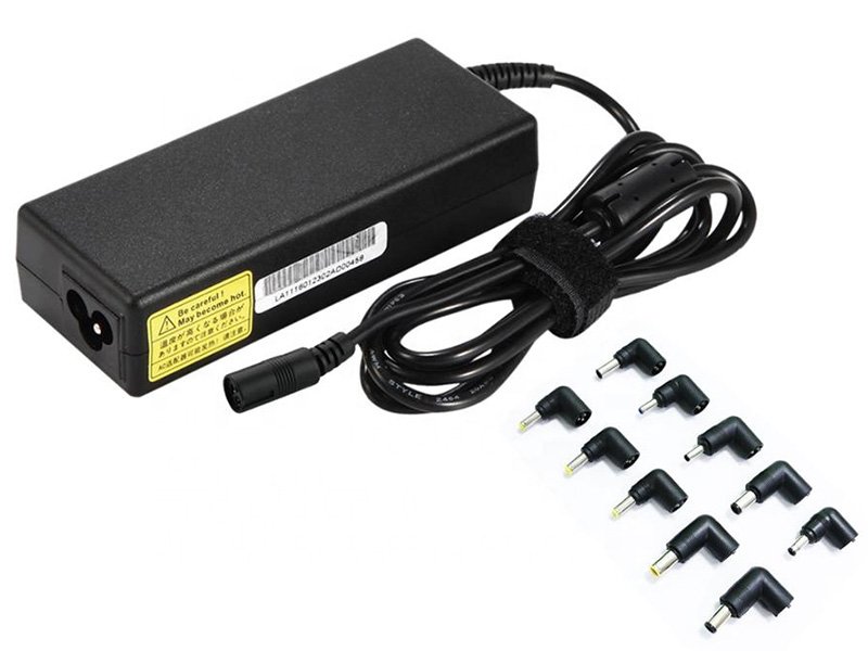 

Универсальный блок питания для ноутбука 90 Вт (90Wh), Черный