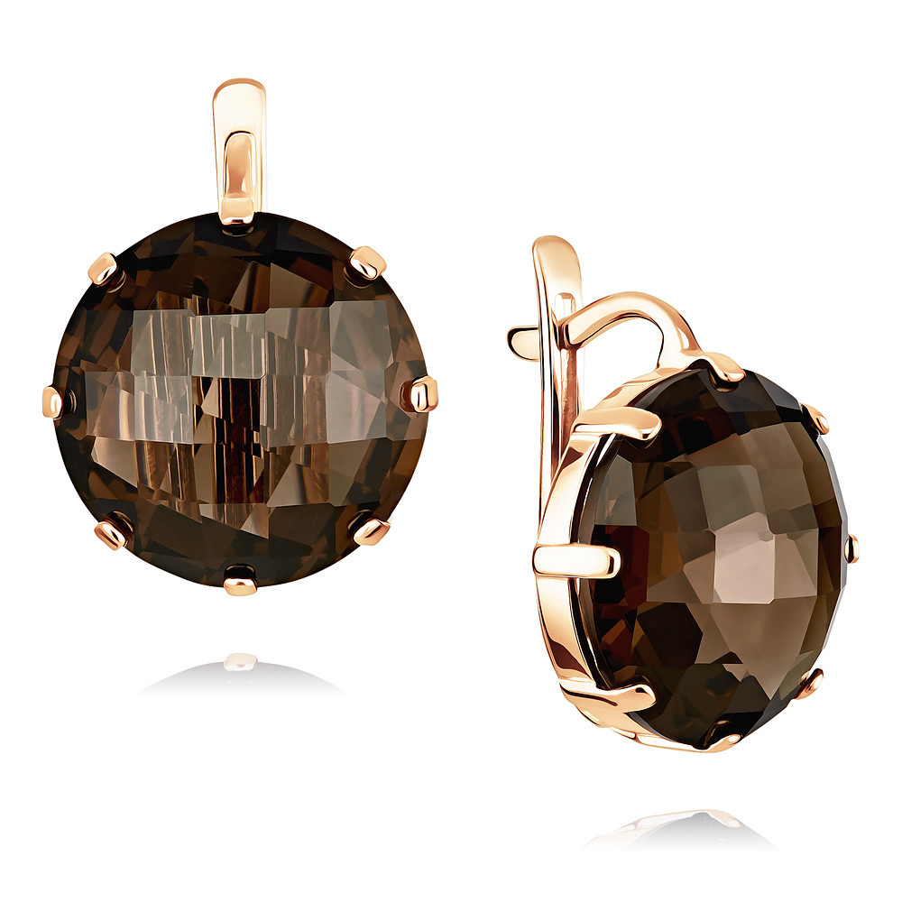 

Серьги из красного золота с кварцем ADAMAS 2410139-А500-626, 2410139-А500-626