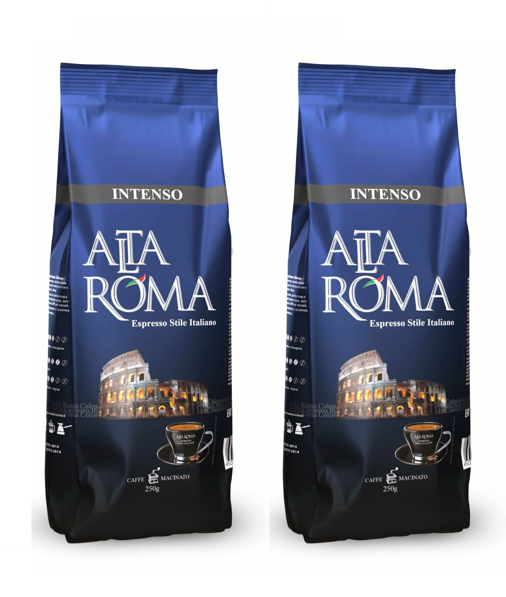 Кофе молотый Alta Roma, Intenso, 250 г х 2 шт