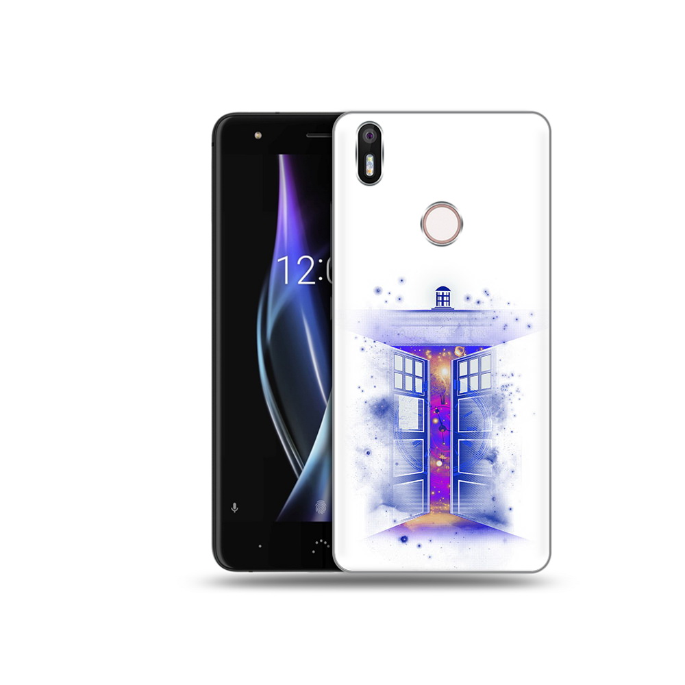 

Чехол MyPads Tocco для BQ Aquaris X фиолетовый уголок абстракция, Прозрачный, Tocco