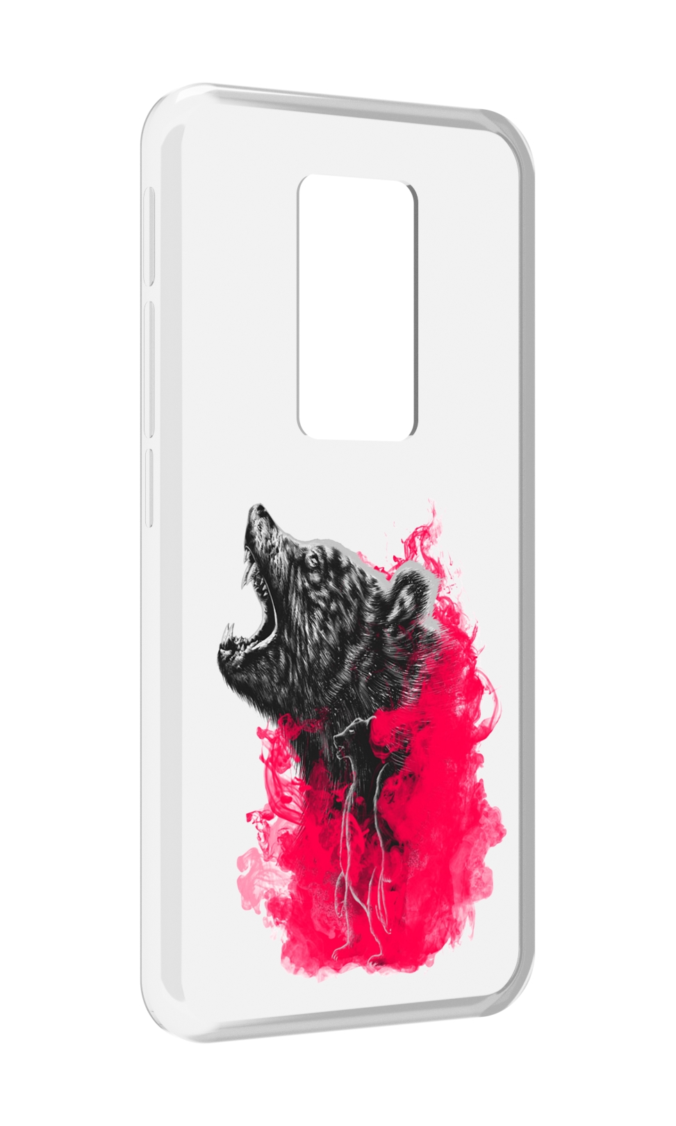 

Чехол MyPads медведь в дымке для Motorola Defy 2021, Прозрачный, Tocco