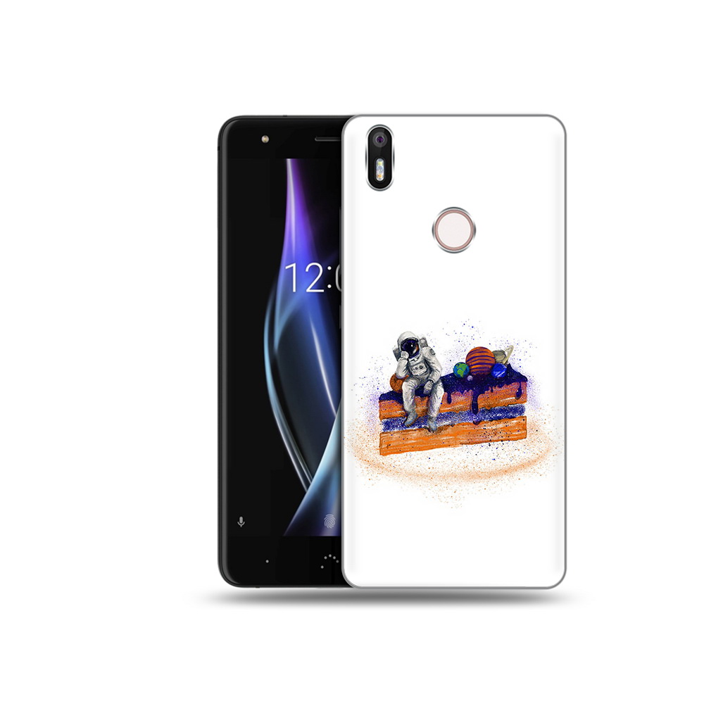 

Чехол MyPads Tocco для BQ Aquaris X торт с планетами, Прозрачный, Tocco