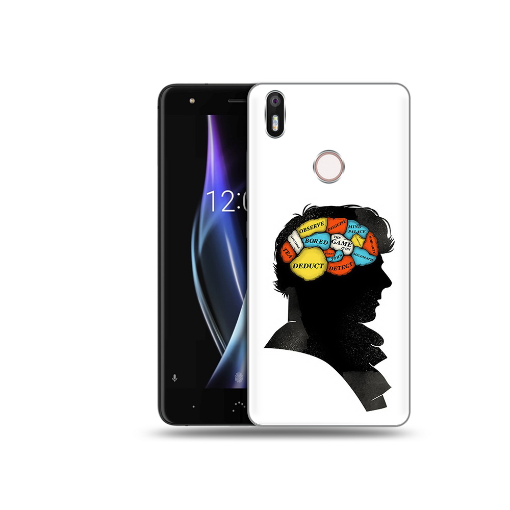 

Чехол MyPads Tocco для BQ Aquaris X темный рисунок, Прозрачный, Tocco