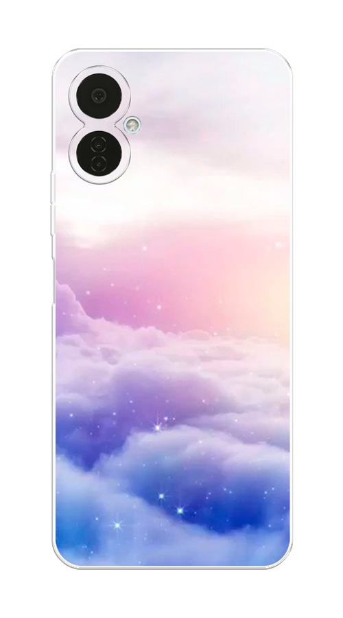 

Чехол на Tecno Camon 19 Neo "Небеса", Голубой;белый;розовый, 302350-2