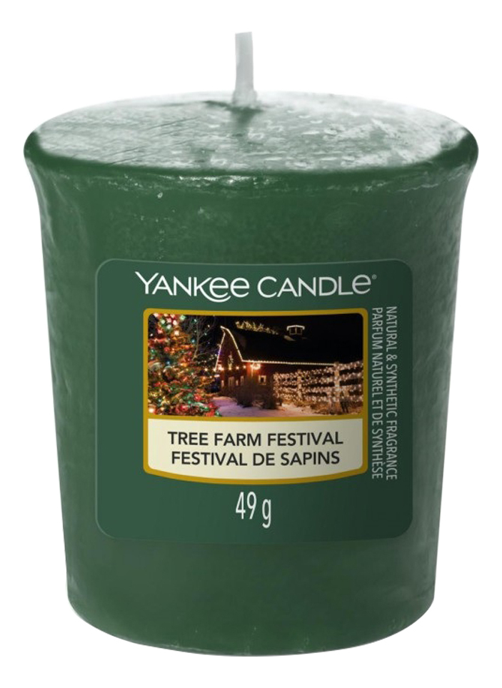 фото Ароматическая свеча yankee candle tree farm festival 49г