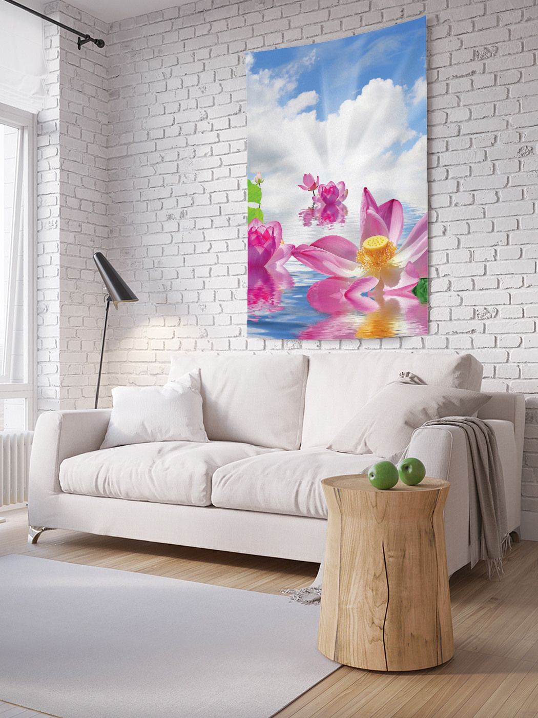 

Вертикальное фотопанно на стену JoyArty Нежные водные лилии 150x200 см, Нежные водные лилии