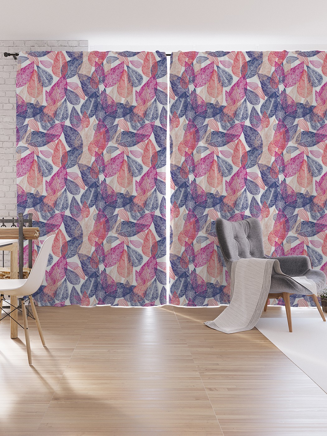 

Шторы под лён JoyArty "Композиция осенней листвы", серия Oxford DeLux, 340х265 см, Композиция осенней листвы