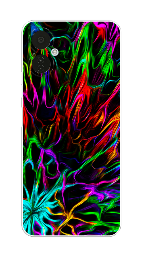 

Чехол на Tecno Camon 19 Neo "Разноцветные разводы", Голубой;зеленый;оранжевый, 302350-3