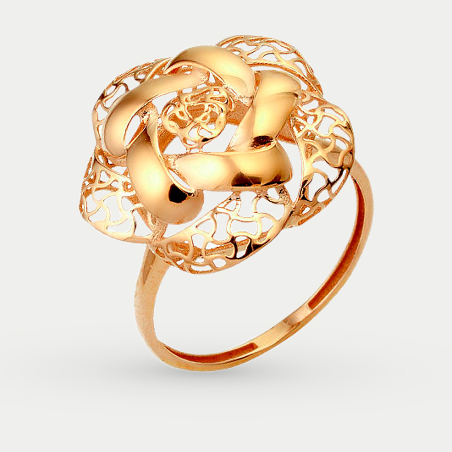 Кольцо из розового золота р. 18,5 Сорокин 79059300
