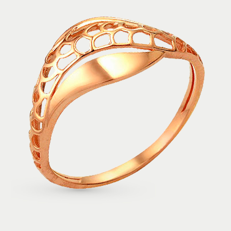 Кольцо из розового золота р. 15 Сорокин 70058500