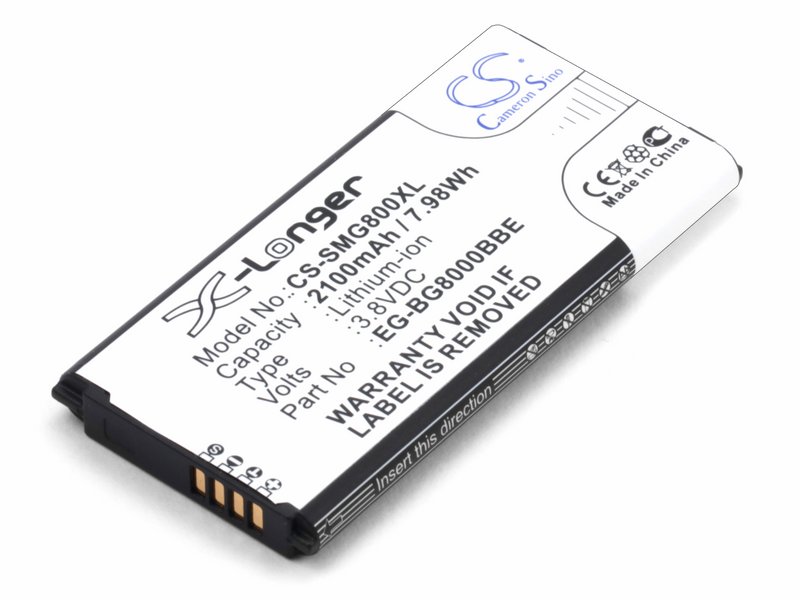 

Аккумулятор для Samsung Galaxy S5 Mini SM-G800F EG-BG800BBE