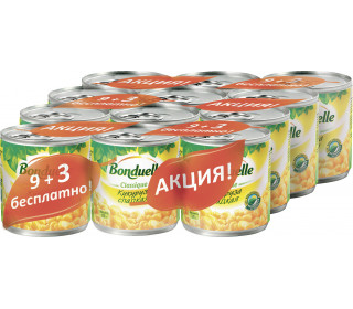 

Кукуруза Bonduelle сладкая 170 г x 12 шт