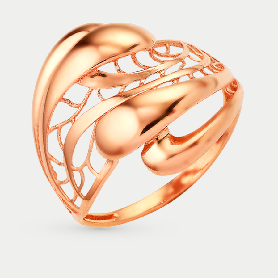 Кольцо из розового золота р. 16,5 Сорокин 89097000