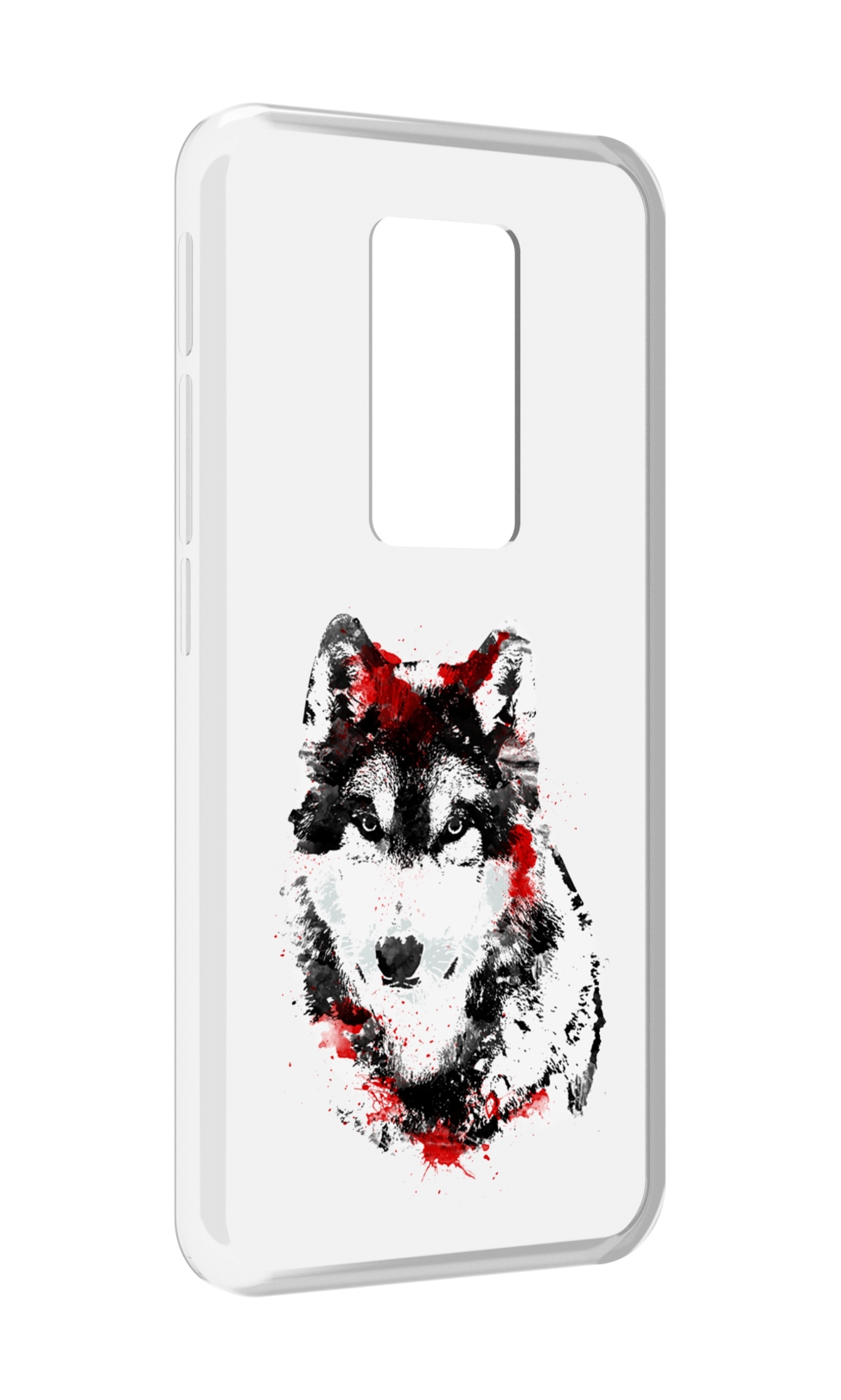 Чехол MyPads кровавый волк для Motorola Defy 2021