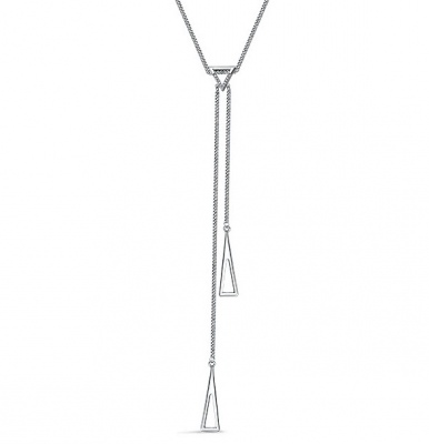 

Колье-галстук из серебра с бриллиантом 45 см Империал Ц2085/Ag-620, Ц2085/Ag-620