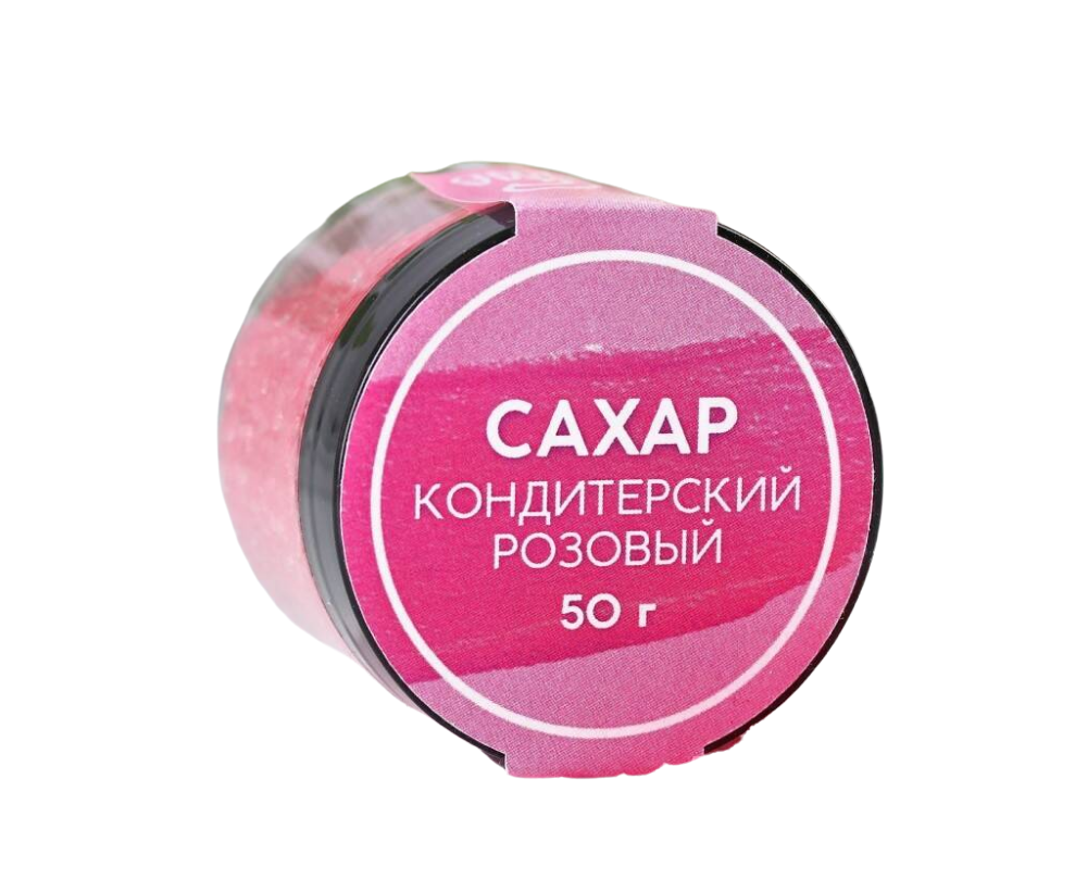

Сахарные кристаллы KONFINETTA цветные: розовый 50 г