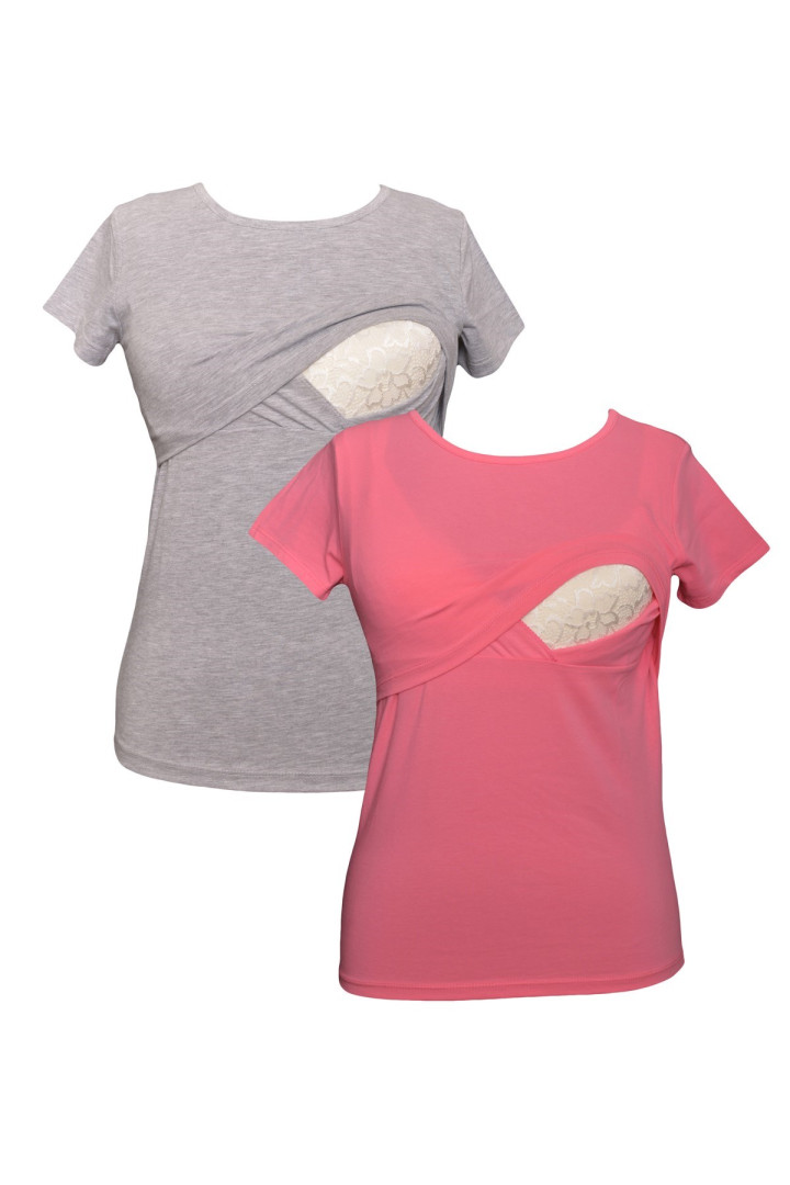 

Футболка для беременных женская Luvmabelly 58898 серая XL (доставка из-за рубежа), Серый, 58898