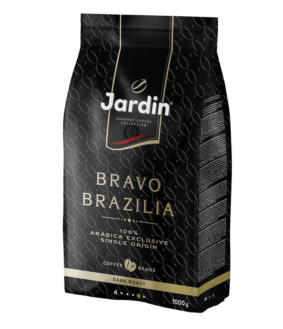 Кофе в зернах Jardin Bravo Brazilia, 1 кг