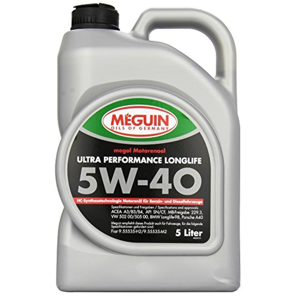 Моторное масло Meguin Megol Motorenoel Ultra Performance Longlife 5W40 Cf/Sn B3/B4/A3 4л