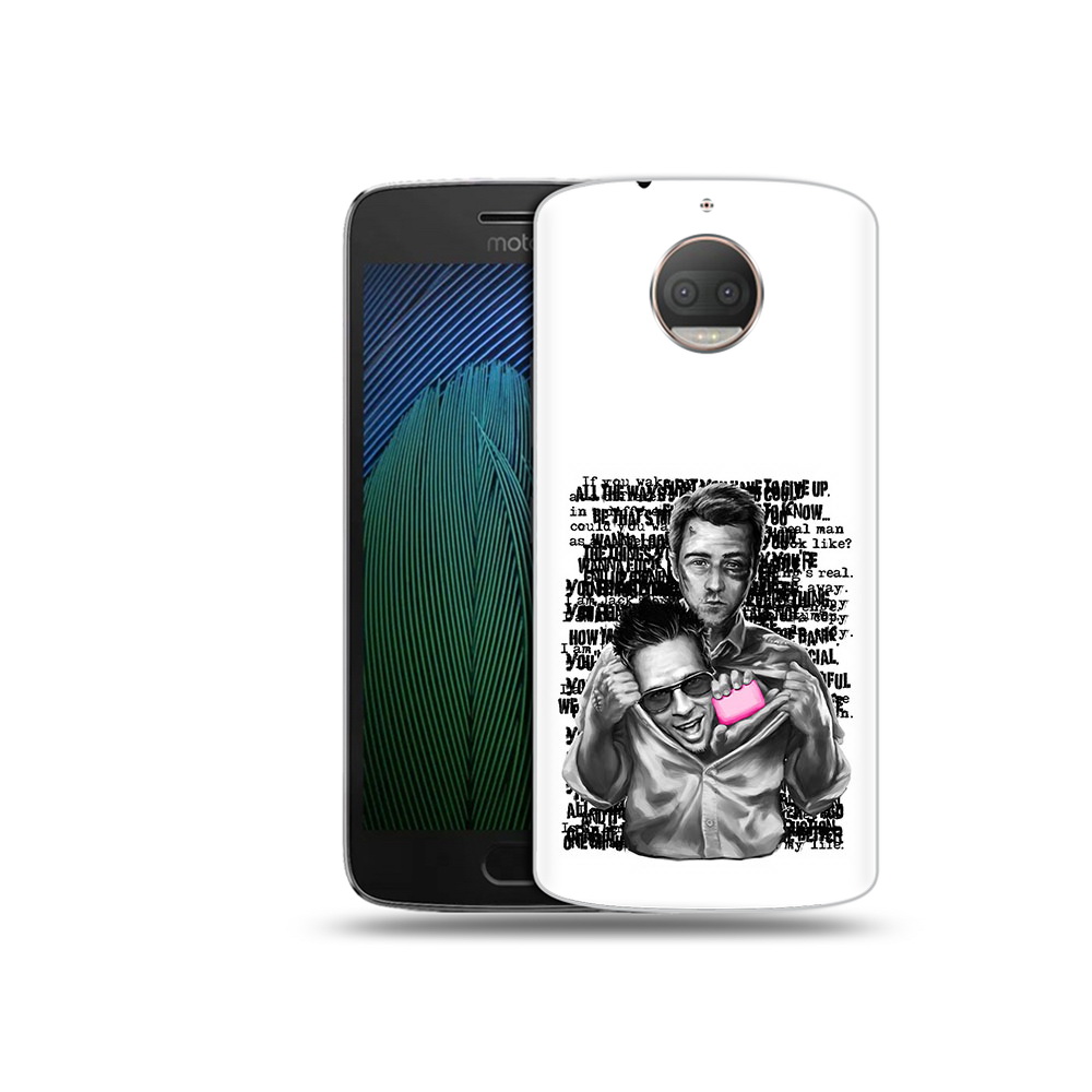 

Чехол MyPads Tocco для Motorola Moto G5S Plus бойцовский клуб (PT75337.377.242), Прозрачный, Tocco