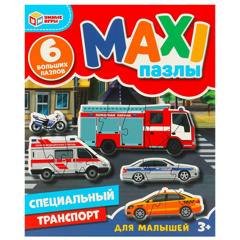 

Макси-пазлы Специальный транспорт, 6 деталей Умные игры 4660254410862