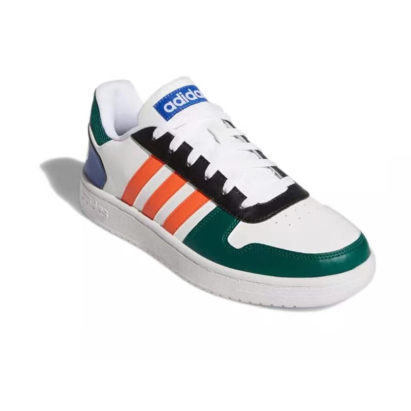 

Кроссовки мужские Adidas Hoops 2.0 белые 7 US, Белый, Hoops 2.0