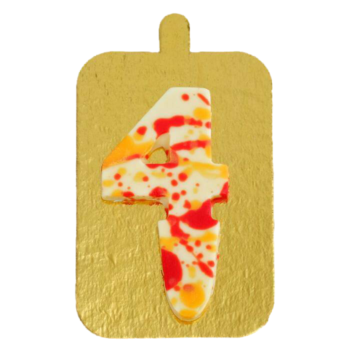 

Шоколад ChocolaVie фигурный Цифра-4 10 г