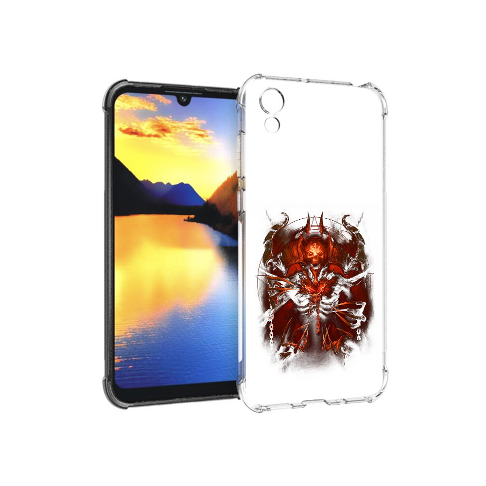 

Чехол MyPads Tocco для Huawei Y5 яркий демон, Прозрачный, Tocco