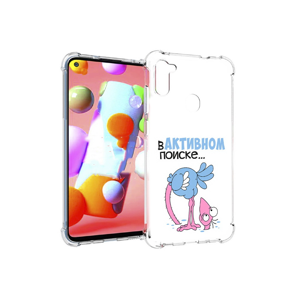 

Чехол MyPads Tocco для Samsung Galaxy M11 в активном поиске (PT147121.487.255), Прозрачный, Tocco