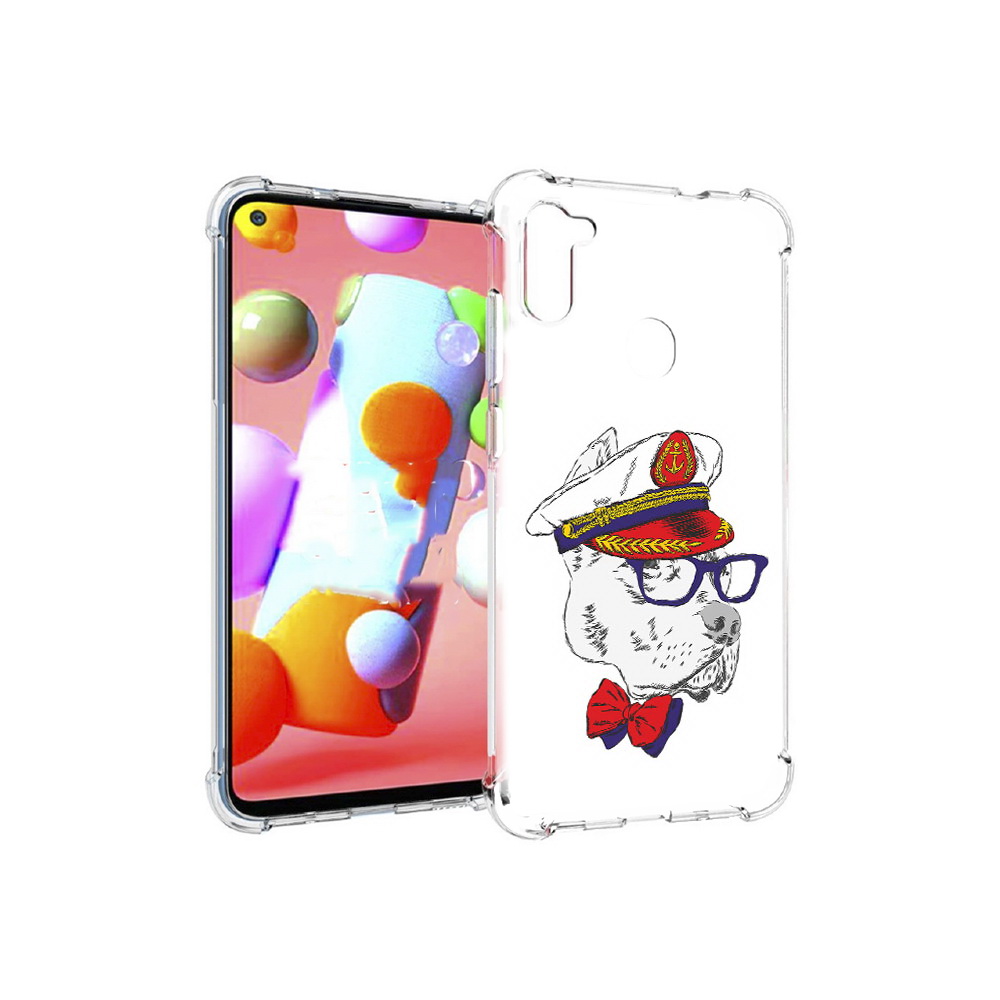 

Чехол MyPads Tocco для Samsung Galaxy M11 бульдог (PT147121.487.251), Прозрачный, Tocco