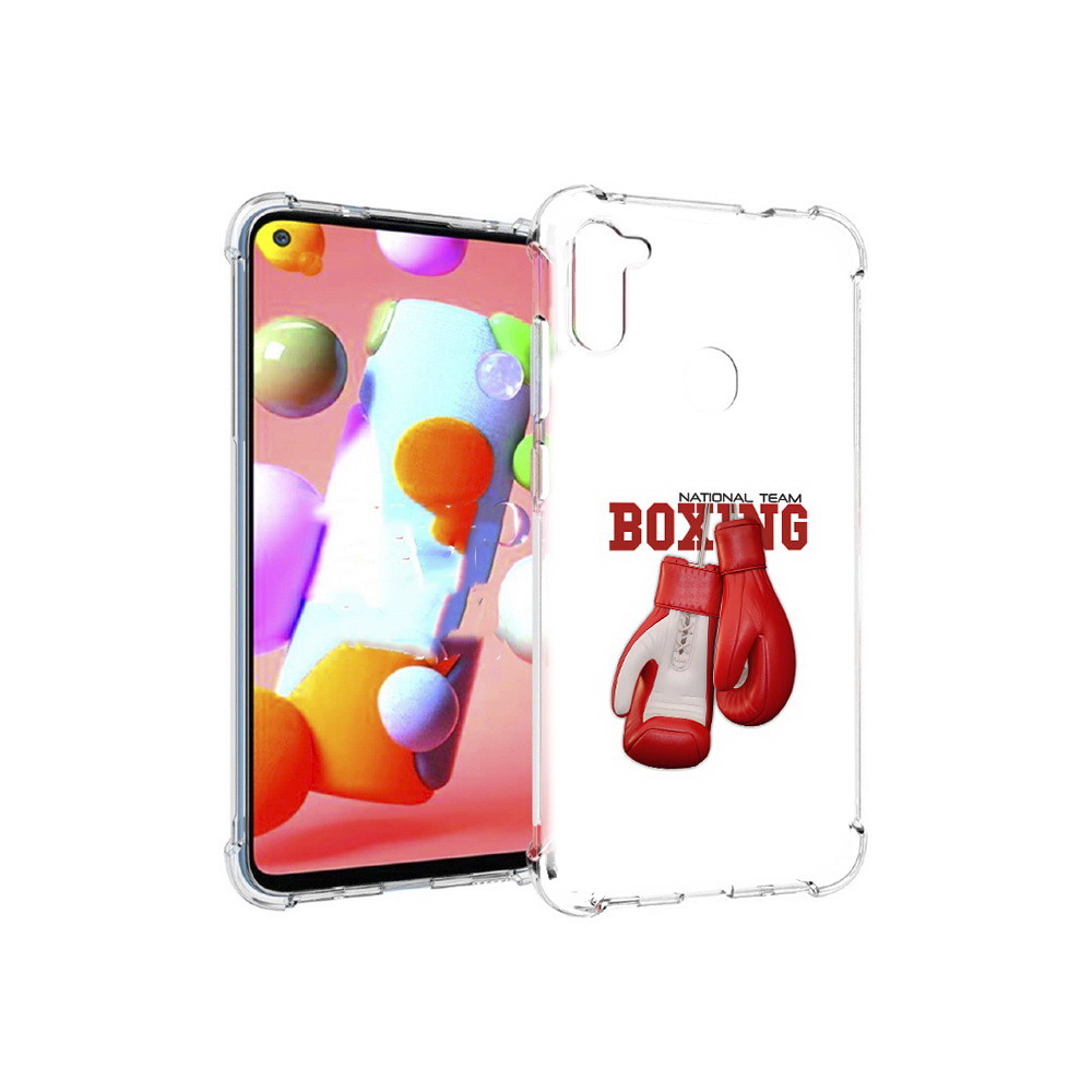 фото Чехол mypads tocco для samsung galaxy m11 боксерские перчатки (pt147121.487.244)