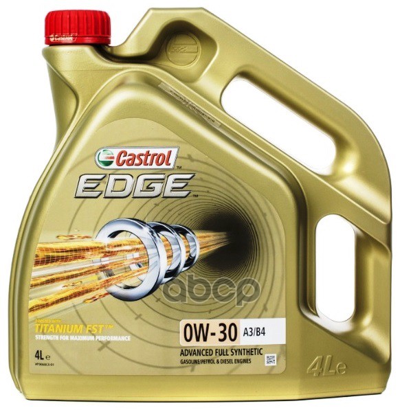 Моторное масло Castrol EDGE A3B4 TITANIUM FST EU 0W40 4л 12020₽