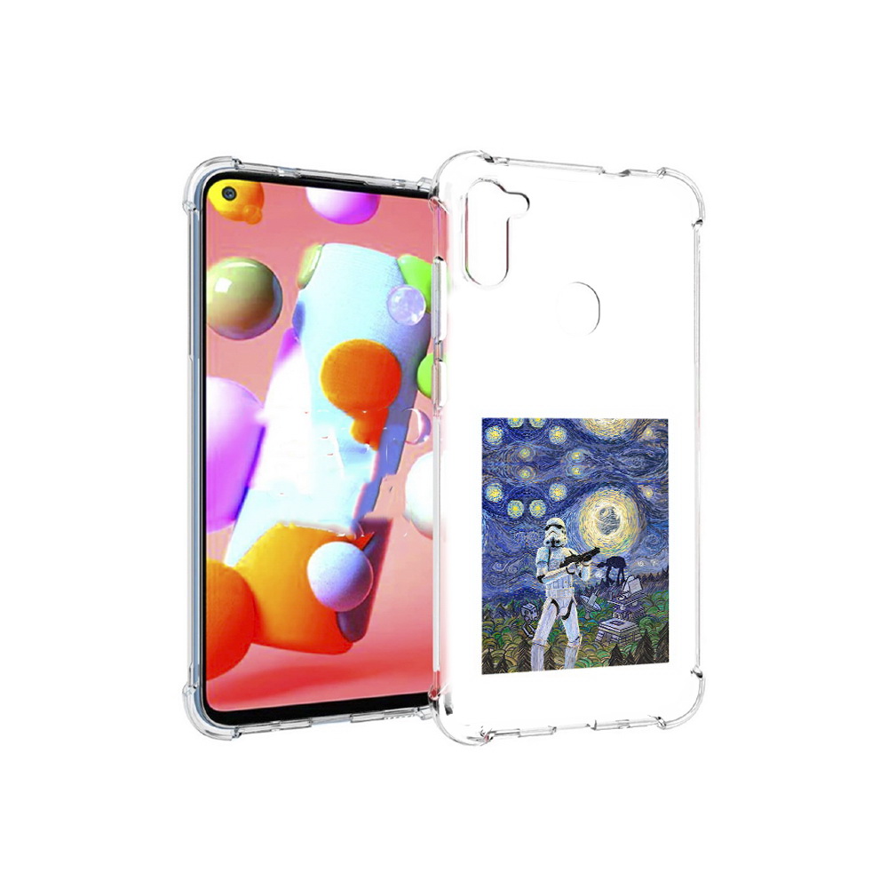 Чехол MyPads Tocco для Samsung Galaxy M11 star wars звездная ночь (PT147121.487.23)