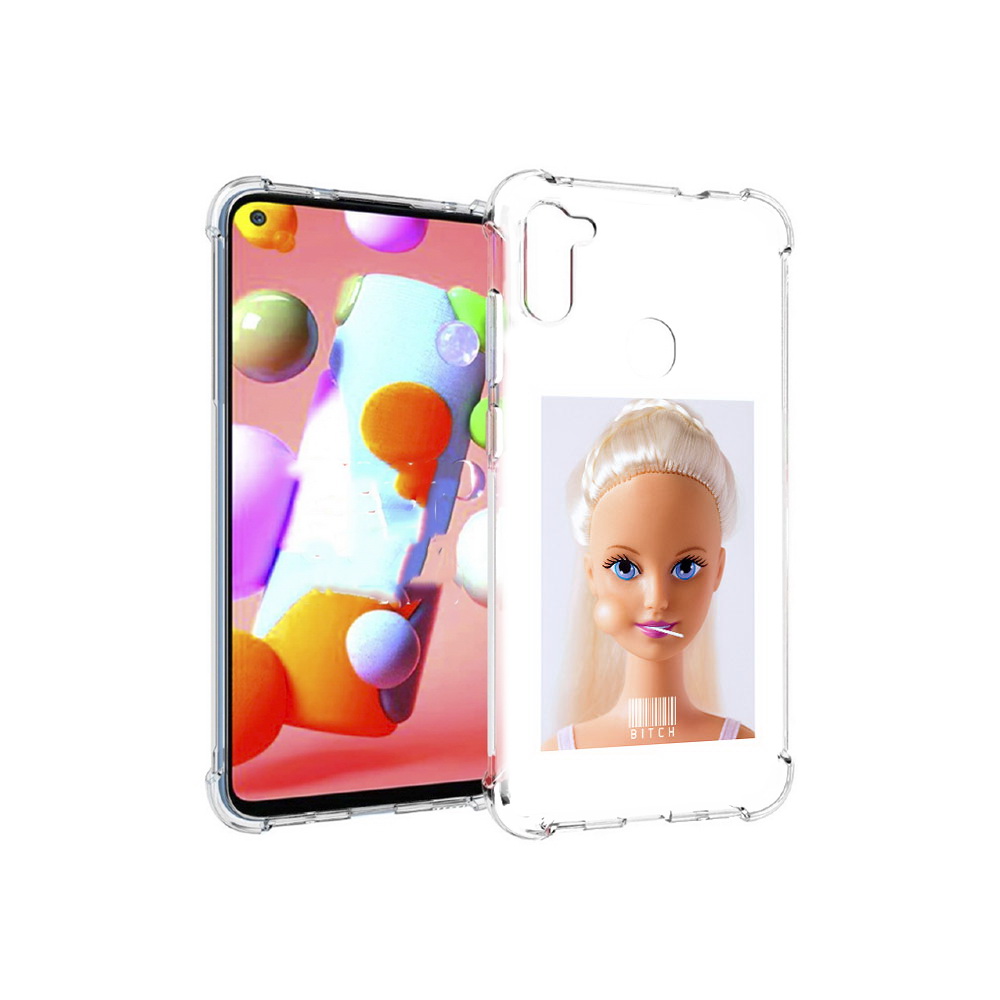 

Чехол MyPads Tocco для Samsung Galaxy M11 барби (PT147121.487.226), Прозрачный, Tocco
