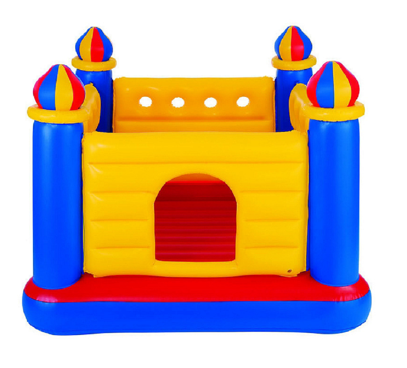 Батут Intex Jump-O-Lene Castle Bouncer 175 х 175 х 135 см детский надувной игровой центр happy hop надувной батут 9406n