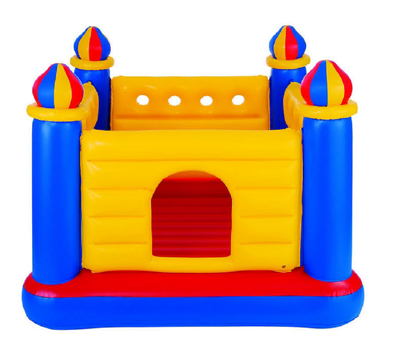 Батут Intex Jump-O-Lene Castle Bouncer 175 х 175 х 135 см детский надувной игровой центр игровой центр батут intex крепость 48259