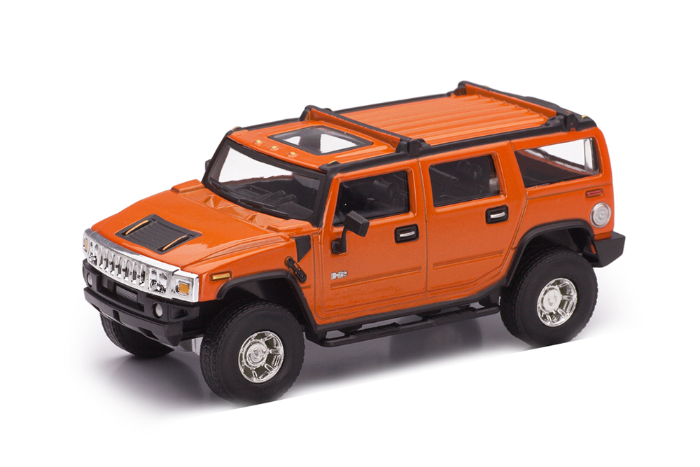 Модель коллекционная PAUDI Hummer H2 2008 оранжевый металлик