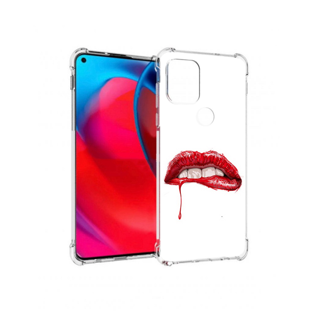 

Чехол MyPads Tocco для Motorola Moto G яркие красные губы (PT227067.359.706), Прозрачный, Tocco