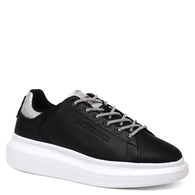 

Кеды женские Just Cavalli 76RA3SB1 черные 35 EU, Черный, 76RA3SB1