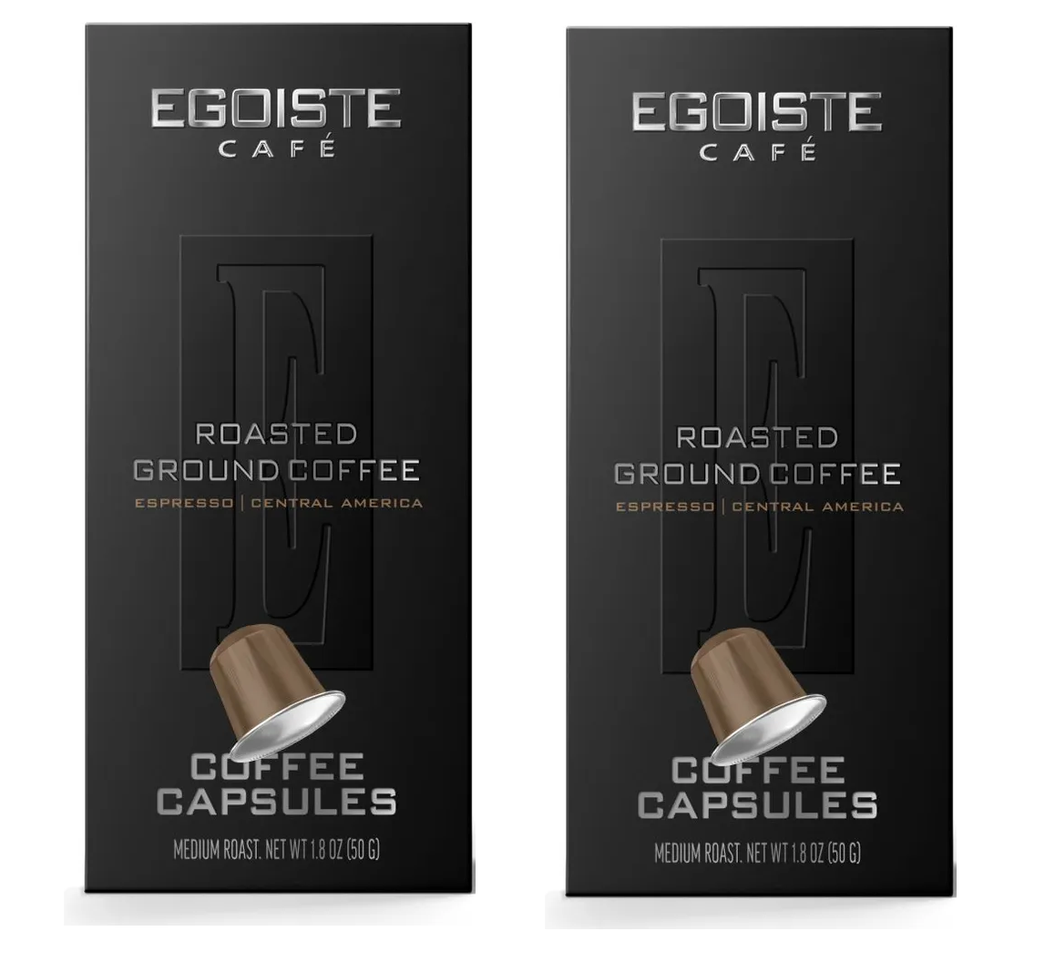 Кофе в капсулах Egoiste Espresso 5г, 10 шт х 2 шт