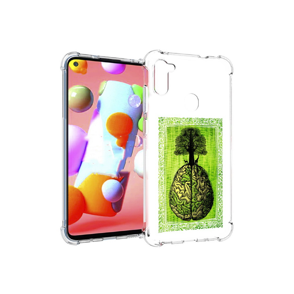Чехол MyPads Tocco для Samsung Galaxy M11 абстракция здоровый мозг (PT147121.487.211)