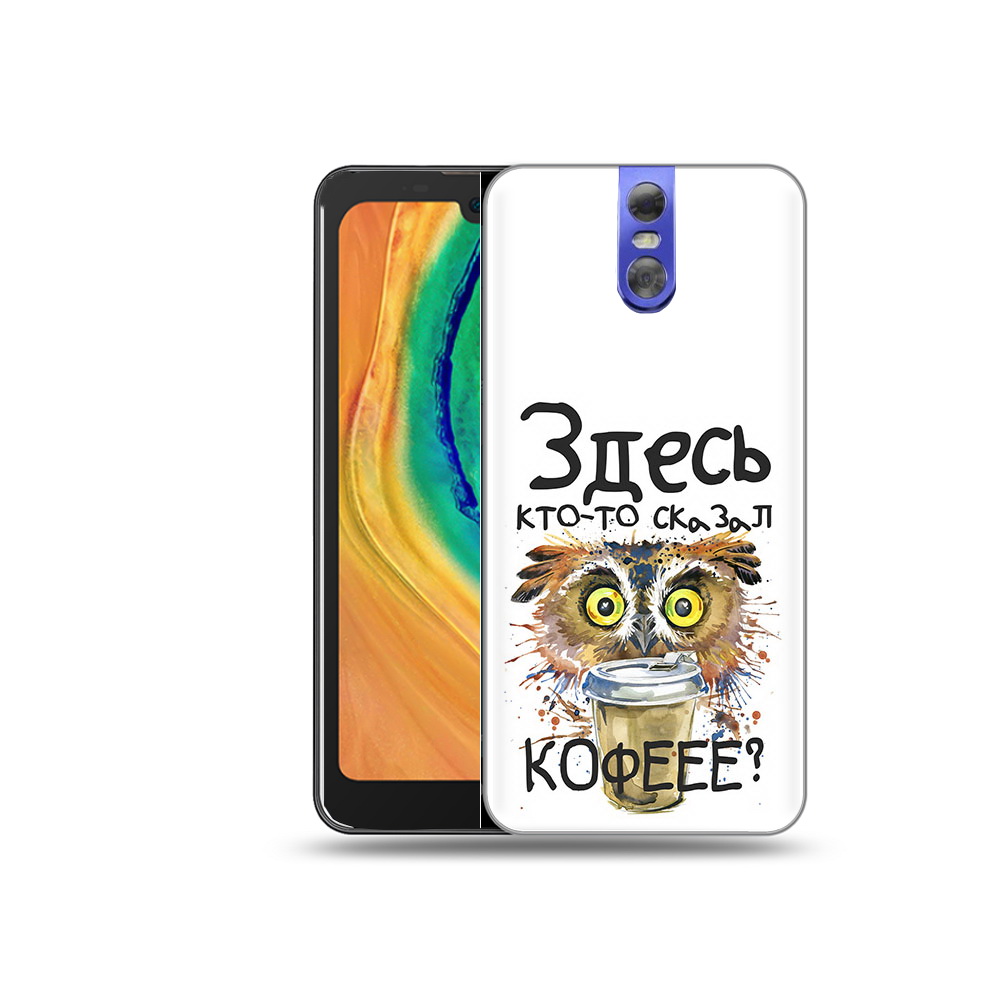 

Чехол MyPads Tocco для Doogee BL7000 Любительница кофе, Прозрачный, Tocco