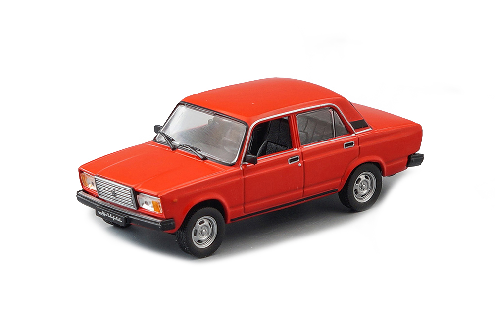 

Модель коллекционная Vaz 2107 lada 1982 / ваз 2107 жигули красный (автолегенды ссср #262)