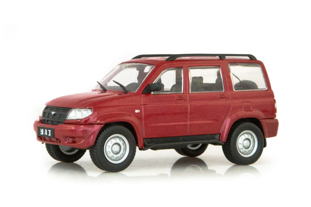 

Модель коллекционная DEAGOSTINI Uaz patriot (УАЗ-3163), автолегенды ссср 259, бордовый, Красный