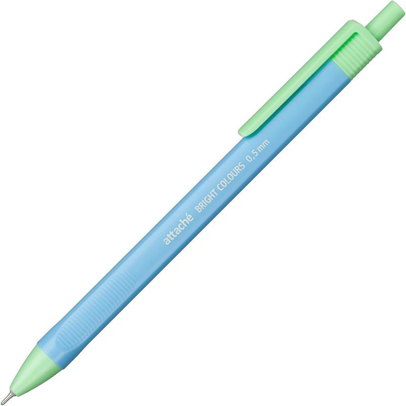 

Ручка шариковая автоматическая Attache Bright colours (0.5мм, синий цвет чернил), 40шт.