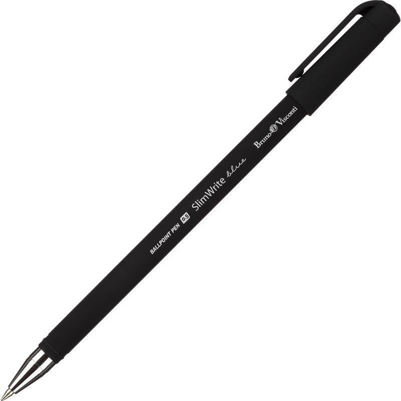 

Ручка шариковая Bruno Visconti SlimWrite Black (0.4мм, синий цвет чернил), 24шт.