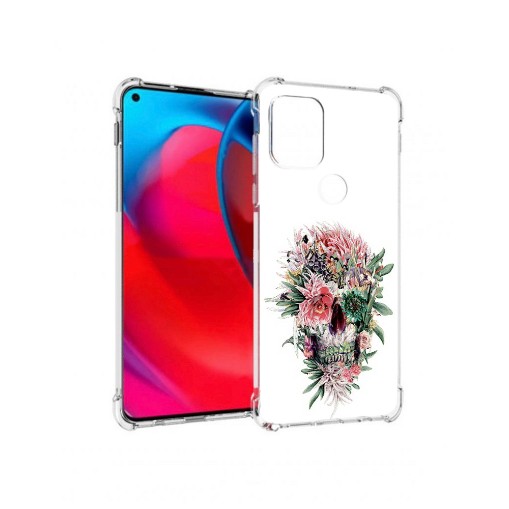 Чехол MyPads Tocco для Motorola Moto G череп из цветов (PT227067.359.677)